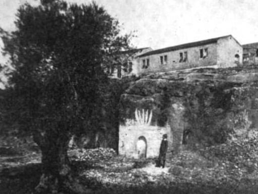 Tombe de Shimon HaTzadik, 1900. Photo du domaine public.
