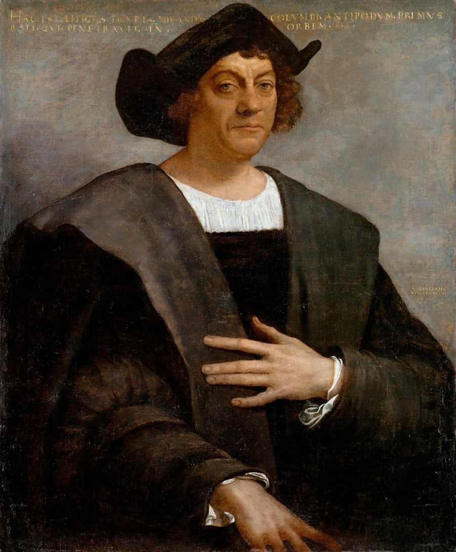 Portrait de Christophe Colomb. Photo du domaine public.