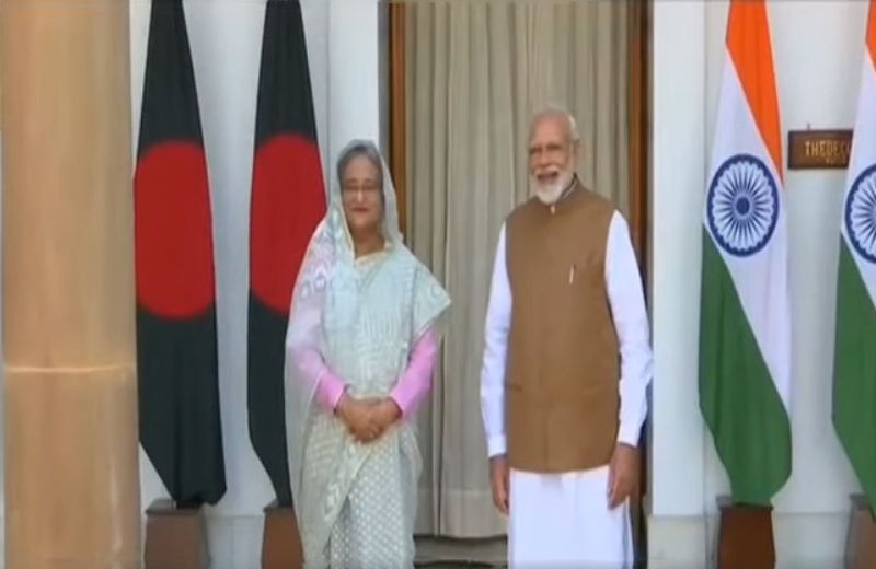 Sheikh Hasina et Narendra Modi, région de paix exhortés.