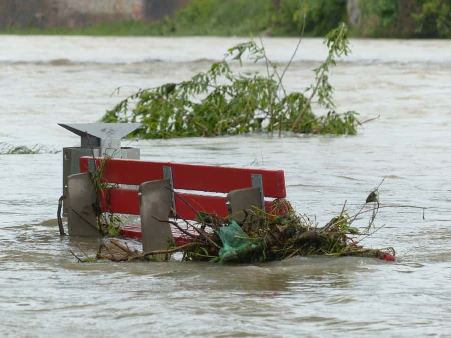 inondation, eau, changement climatique. Photo de John McCormick.