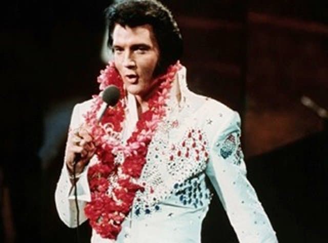 Elvis en blanc