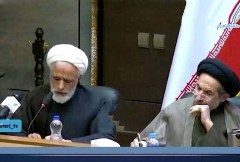 Le régime de Khamenei au bord de l’effondrement. Image de la capture d’écran Twitter.