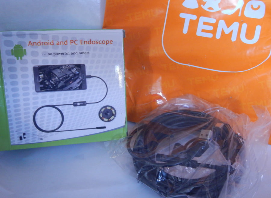 Endoscope pour téléphone intelligent, photo de l’auteur
