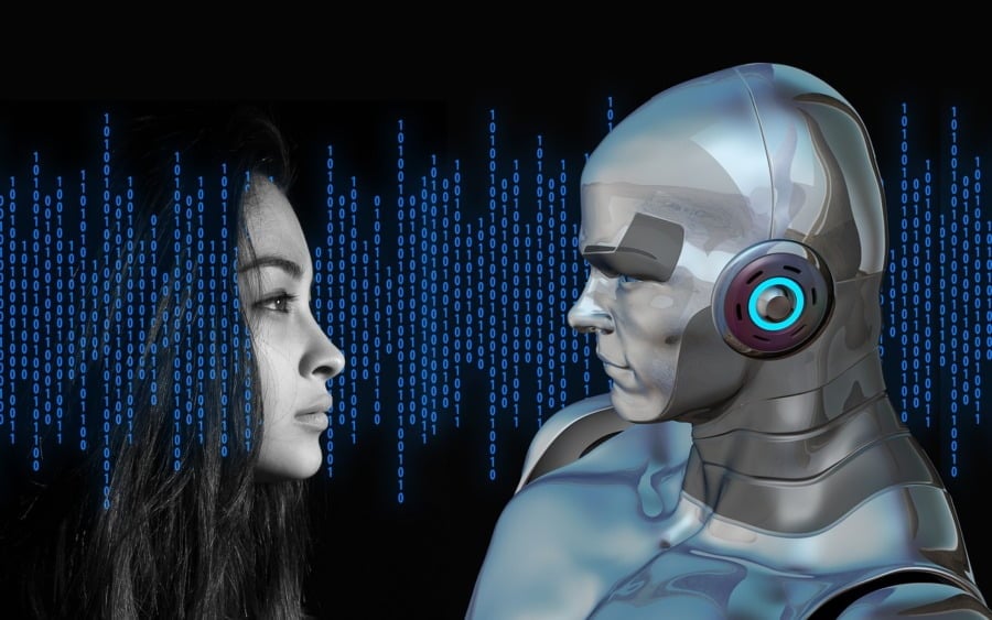 Robot IA de test de Turing Image par Gerd Altmann de Pixabay