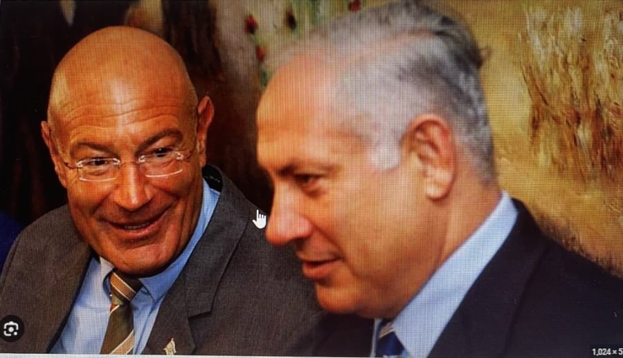 Les amis, Benjamin Netanyahu (à droite) avec Arnon Milchan - capture d’écran