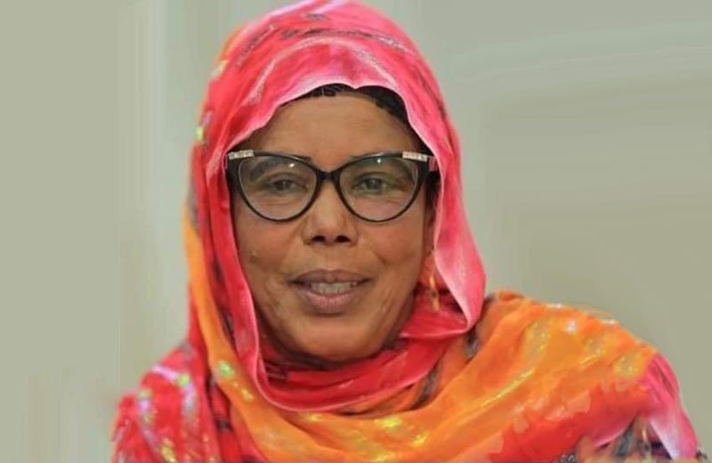 présidente de la fédération somalienne d’athlétisme, Mme Khadija Adan Dahir.