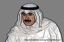 Ahmed Al-Jarallah. Caricature de NewsBlaze.